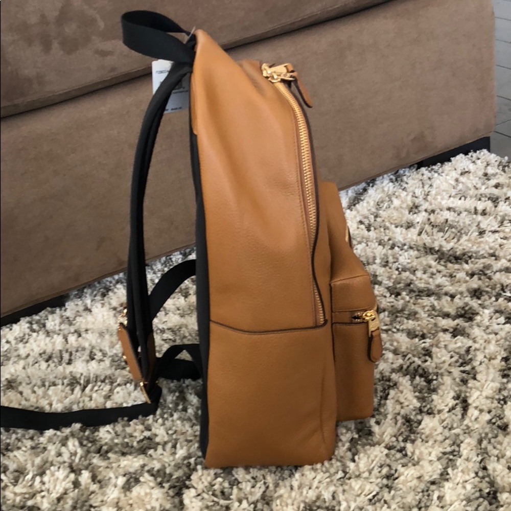 Coach Saddle Pebbled Leather “Charlie” Large Backpack - Picture 7 of 16
